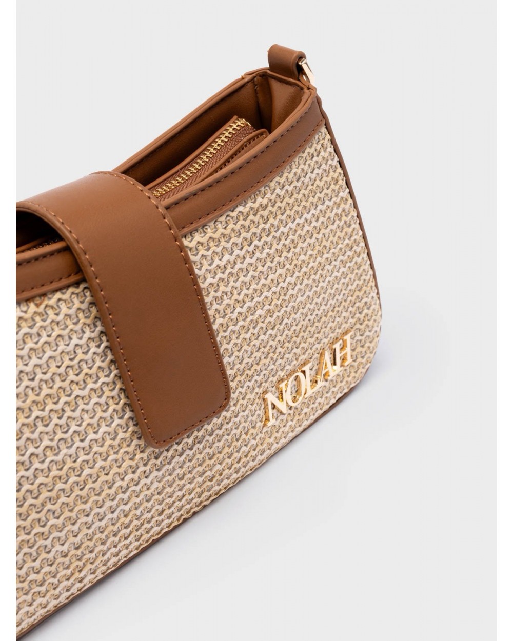 Nolah Γυναικεία Tσάντα ώμου & χιαστί Riviera Beige-Brown Γυναικείες Τσάντες