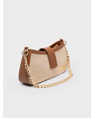 Nolah Γυναικεία Tσάντα ώμου & χιαστί Riviera Beige-Brown