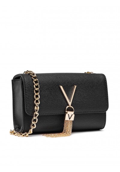 Valentino Γυναικεία τσάντα ώμου & χιαστί Divina Sa Μαύρη