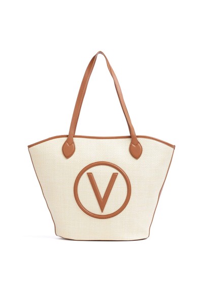 Valentino Ψάθινη γυναικεία τσάντα ώμου & θαλάσσης VBS7QO01 Ταμπά