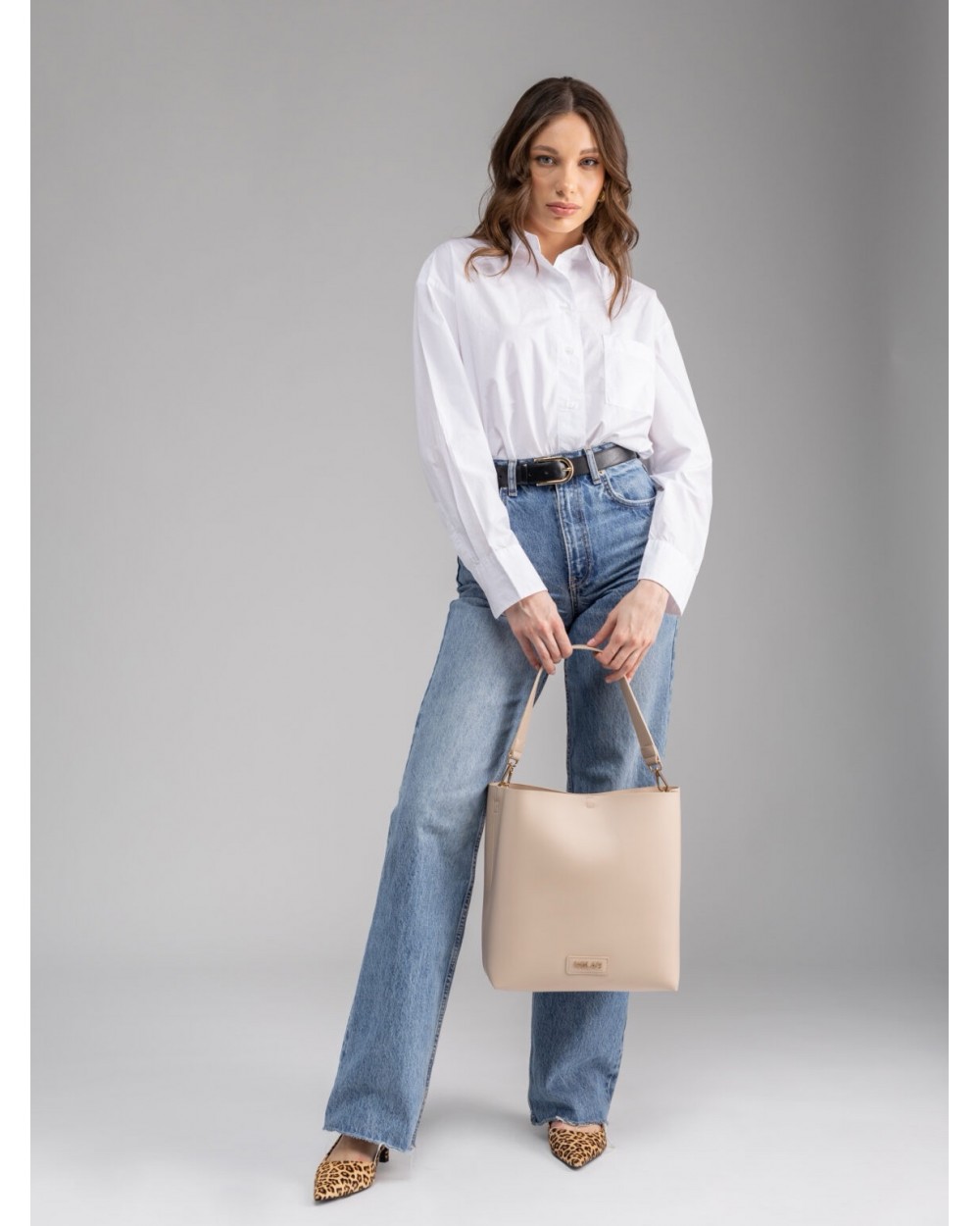 Nolah Γυναικεία τσάντα ώμου Harry Beige Γυναικείες Τσάντες