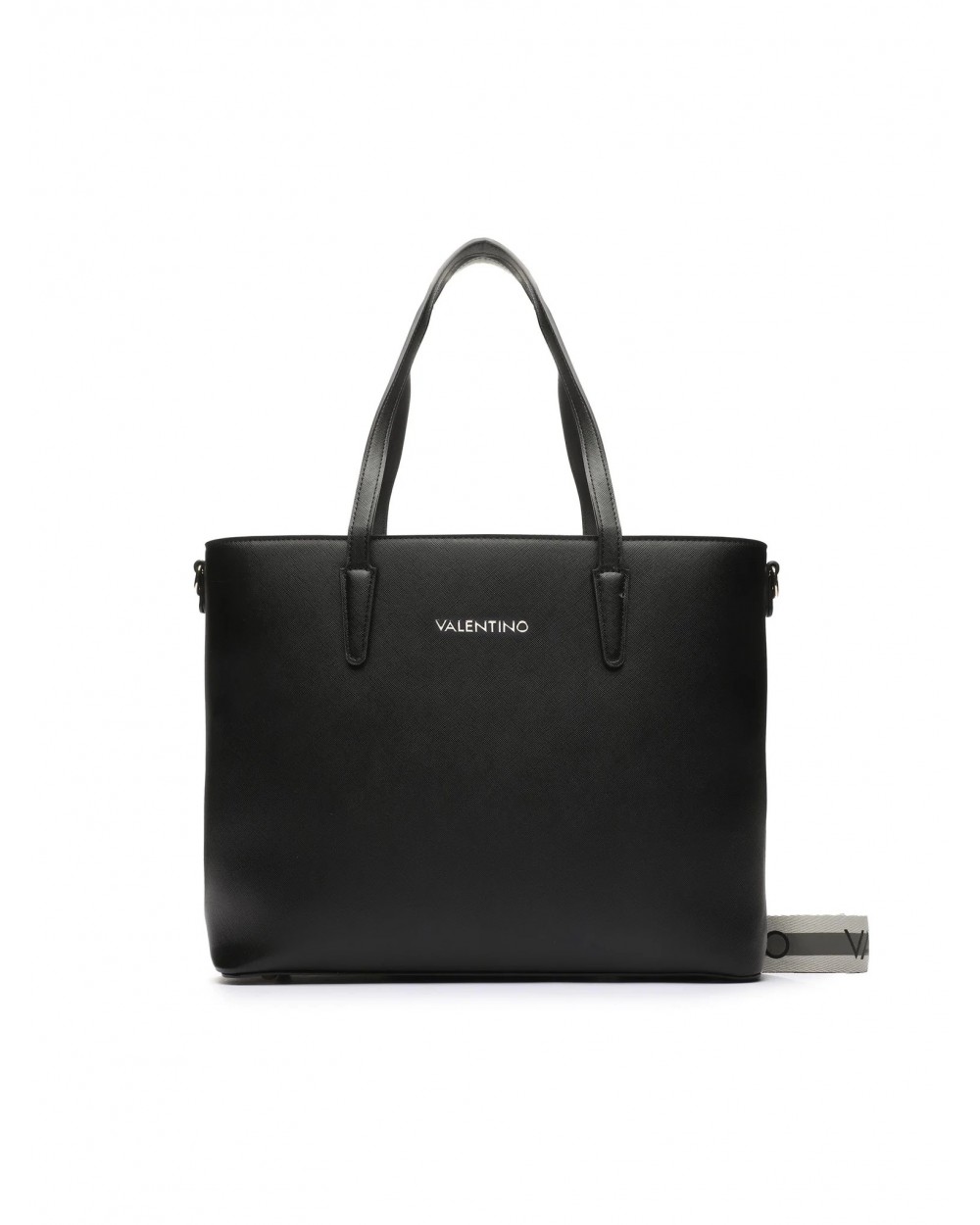 Valentino VBS7B301-ZER-005 Γυναικεία Τσάντα Shopper Ώμου Μαύρη Γυναικείες Τσάντες