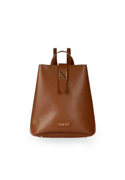 Nolah Lauren Γυναικεία Τσάντα Πλάτης Καφέ