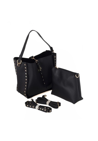 Nolah London Γυναικεία Τσάντα 'Ωμου Μαύρη Nolah London Γυναικεία Τσάντα 'Ωμου Μαύρη