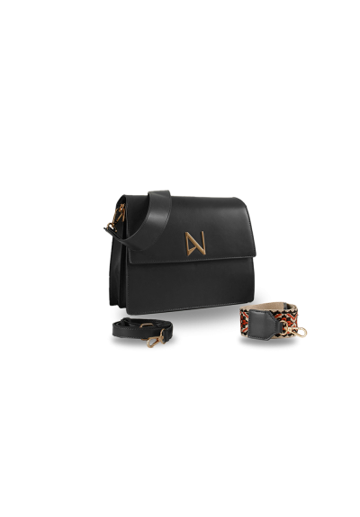Nolah Aria Γυναικεία Τσάντα 'Ωμου Μαύρη Nolah Aria Γυναικεία Τσάντα 'Ωμου Μαύρη
