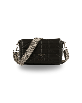 Nolah Saskia Γυναικεία Τσάντα 'Ωμου & χιαστή Μαύρη