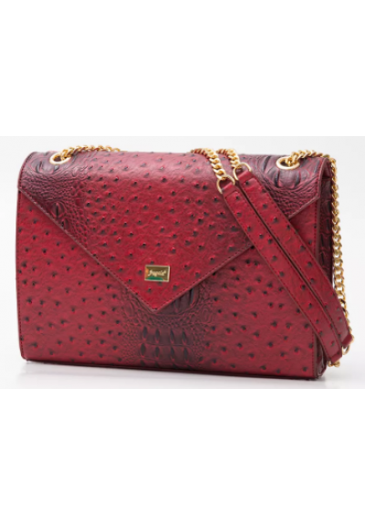 Fragola K188A Γυναικεία Τσάντα Φάκελος Ώμου σε Κόκκινο χρώμα