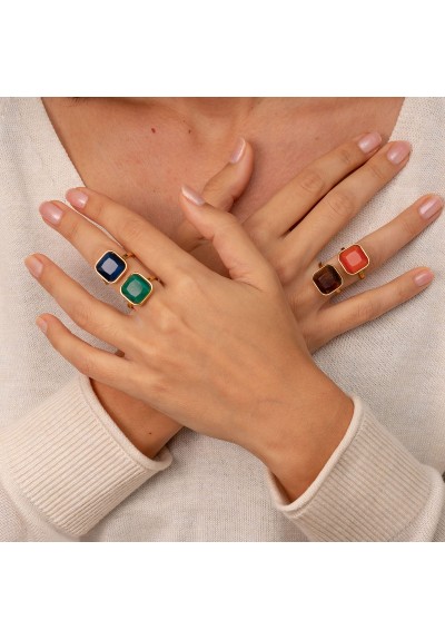 Δαχτυλίδια R-216-GREEN