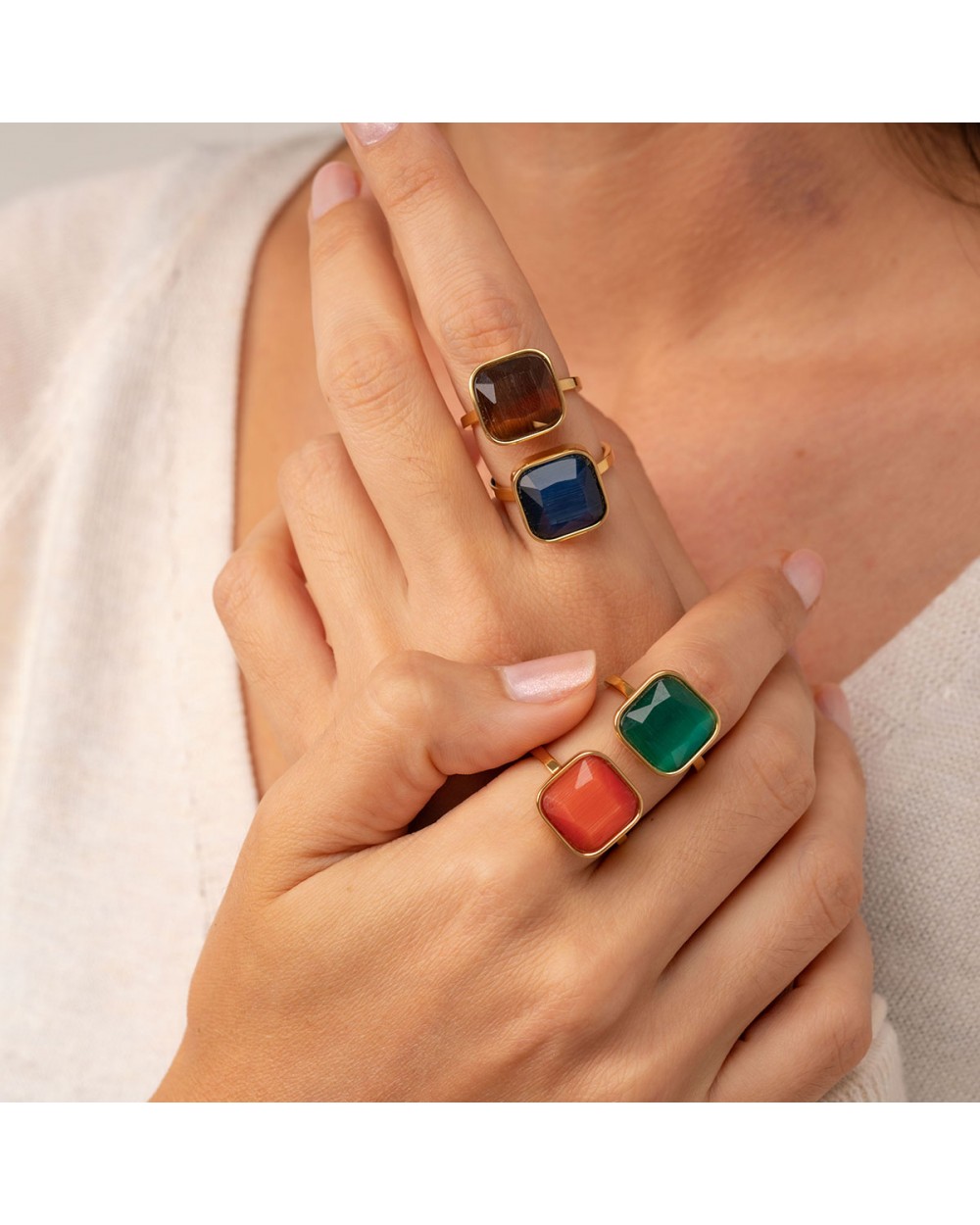 Δαχτυλίδια R-216A-NAVY