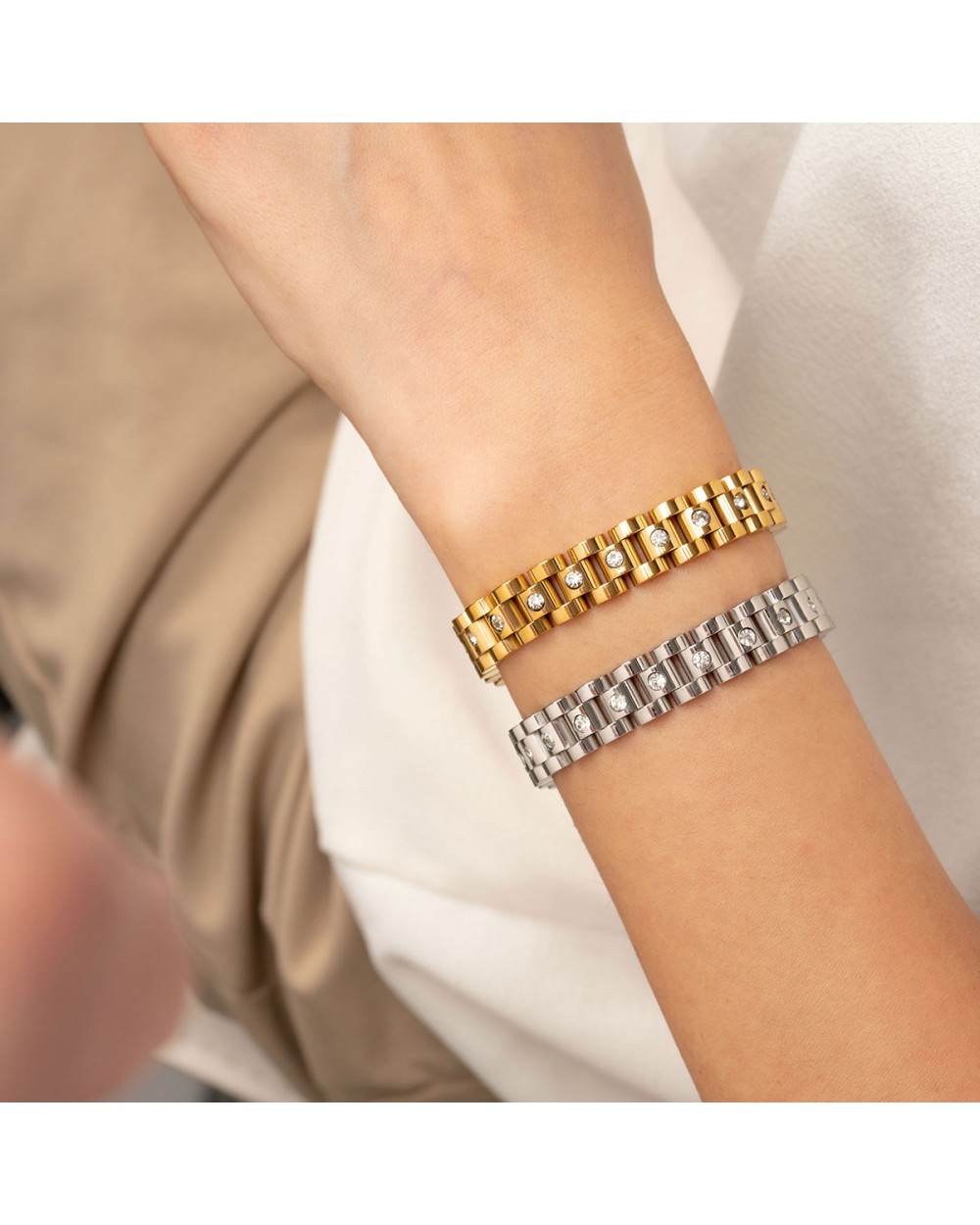 Βραχιόλια B-JD2408015-S