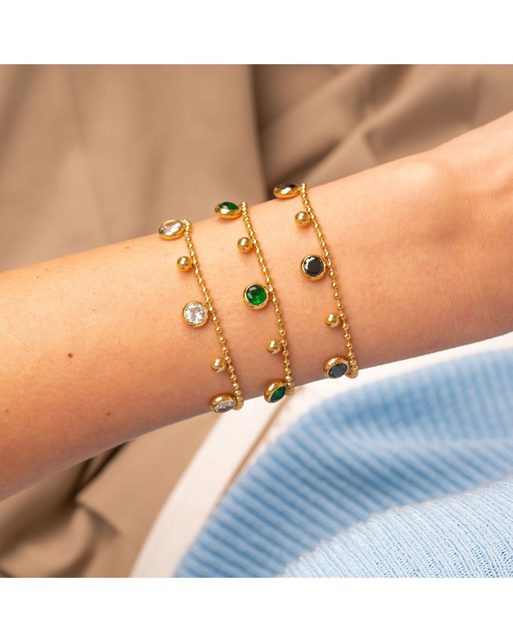 Βραχιόλια B-1201A-BLACK