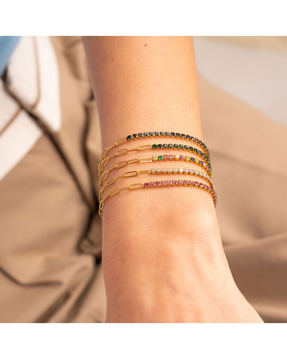 Βραχιόλια B-YH1306A-G-PINK-55