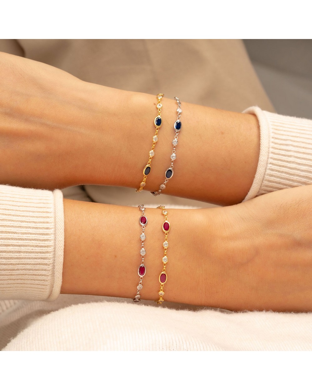 Βραχιόλια B111760-BLUE-G