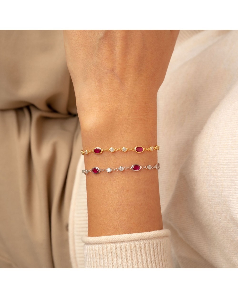Βραχιόλια B111760-RED-G