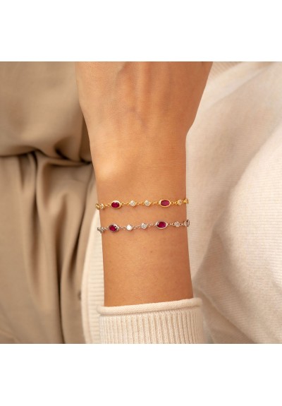 Βραχιόλια B111760-RED-G