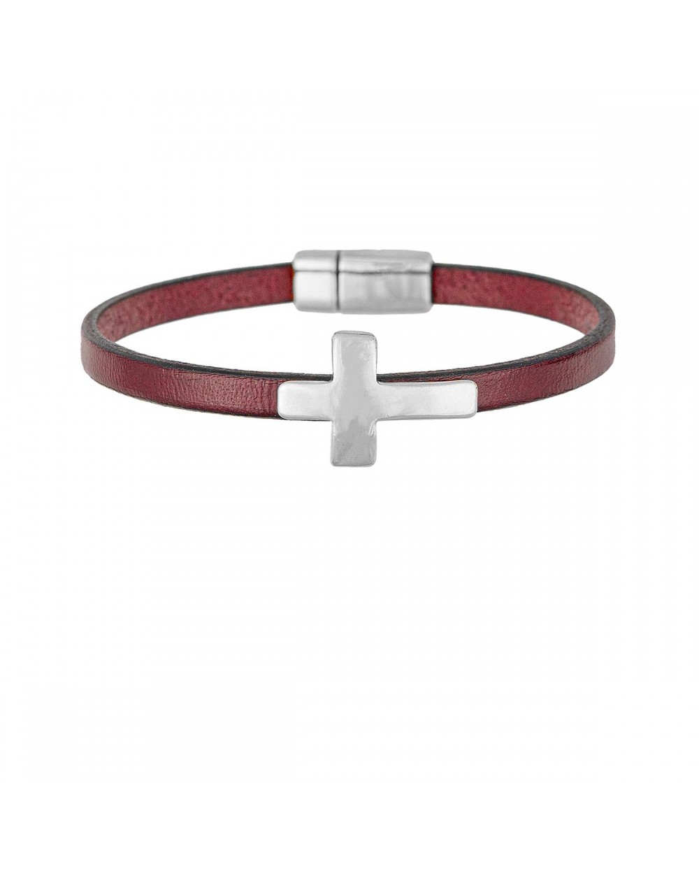 <p>Δερμάτινο Βραχιόλι με Ασημί Σταυρό – Excite Fashion Jewellery</p>
<p>BM-1743-03-26</p> Κοσμήματα