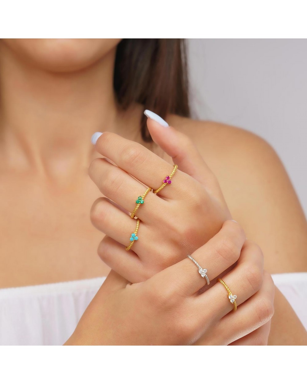 Δαχτυλίδια D-24-PRAS-G-65