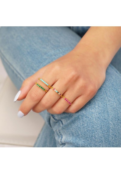 Δαχτυλίδια D-27-TYRK-G-75