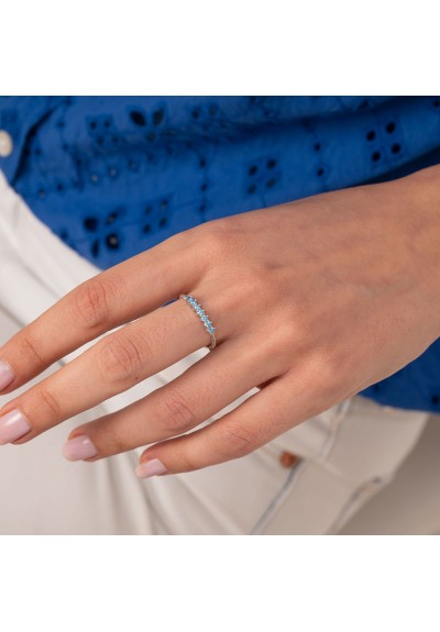 Δαχτυλίδια D-61-AQUA-S-65