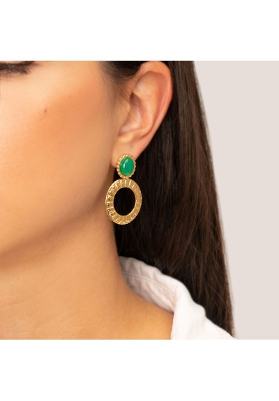 Σκουλαρίκια E006-1-G