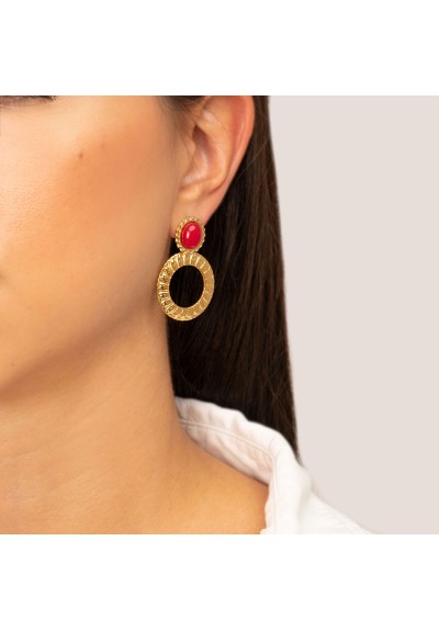 Σκουλαρίκια E006-2-G