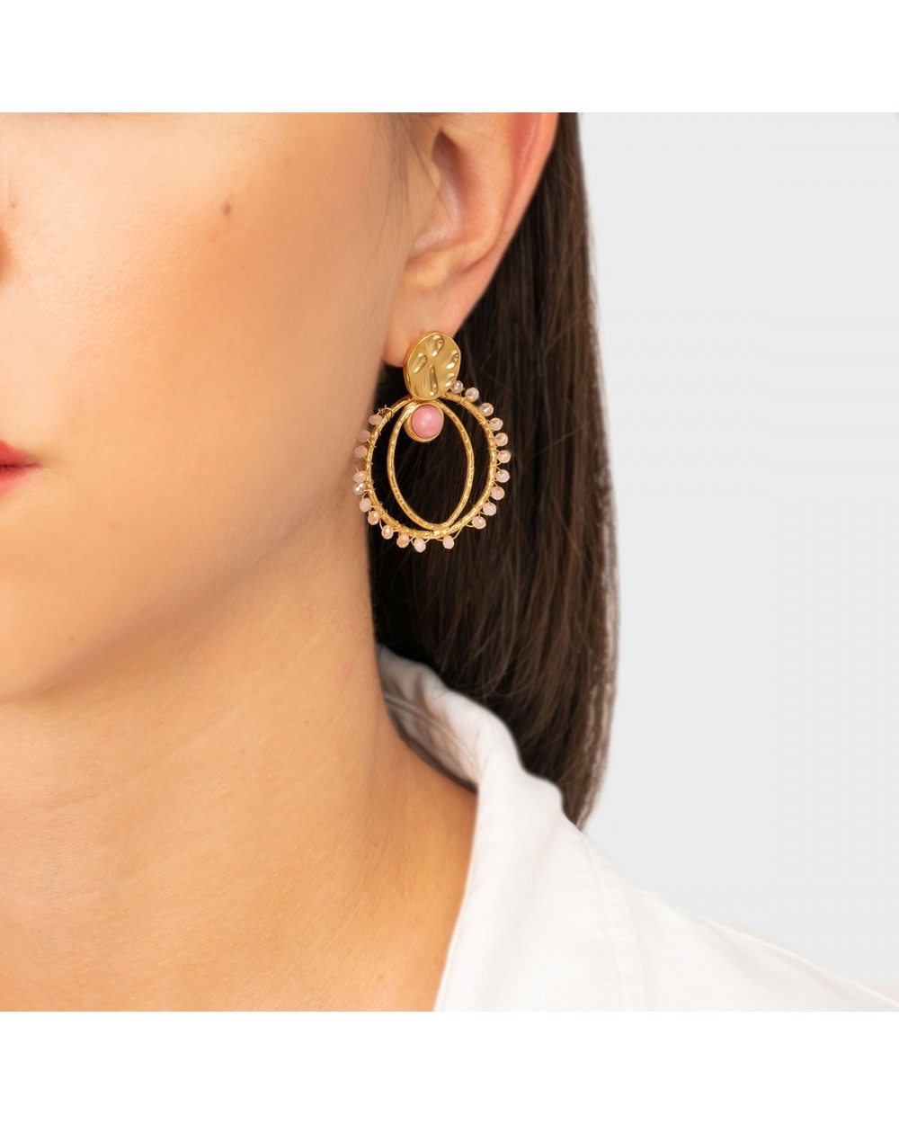 Σκουλαρίκια E007-1-G