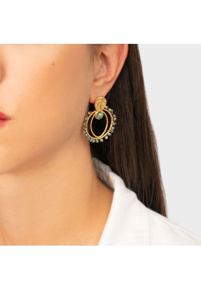 Σκουλαρίκια E007-2-G