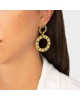 Σκουλαρίκια E019-GREEN-G