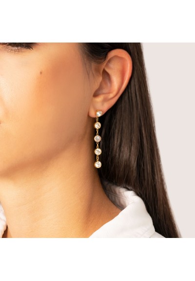 Σκουλαρίκια E-0194-W