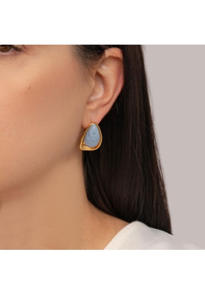 Σκουλαρίκια E-1-BLUE