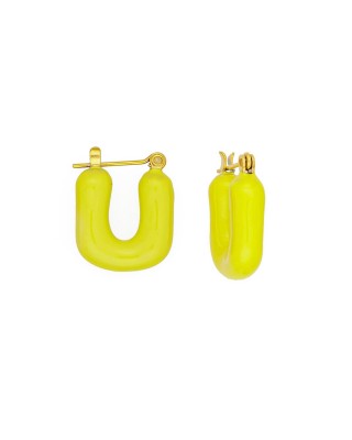 Σκουλαρίκια E-1014A-YELLOW