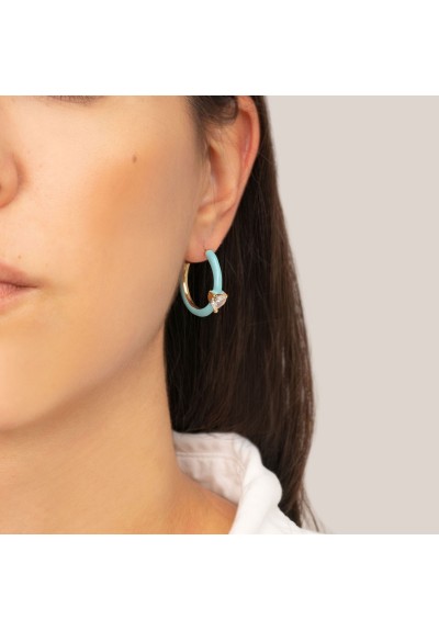 Σκουλαρίκια E-1205A-BLUE-65