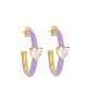 Σκουλαρίκια E-1205A-PURPLE-65