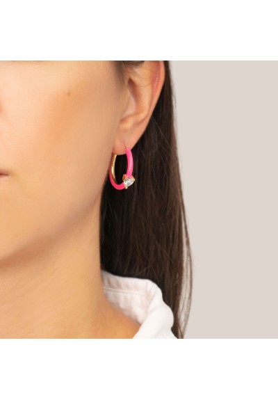 Σκουλαρίκια E-1205A-ROSE-65