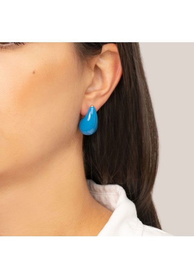 Σκουλαρίκια E-1700A-BLUE