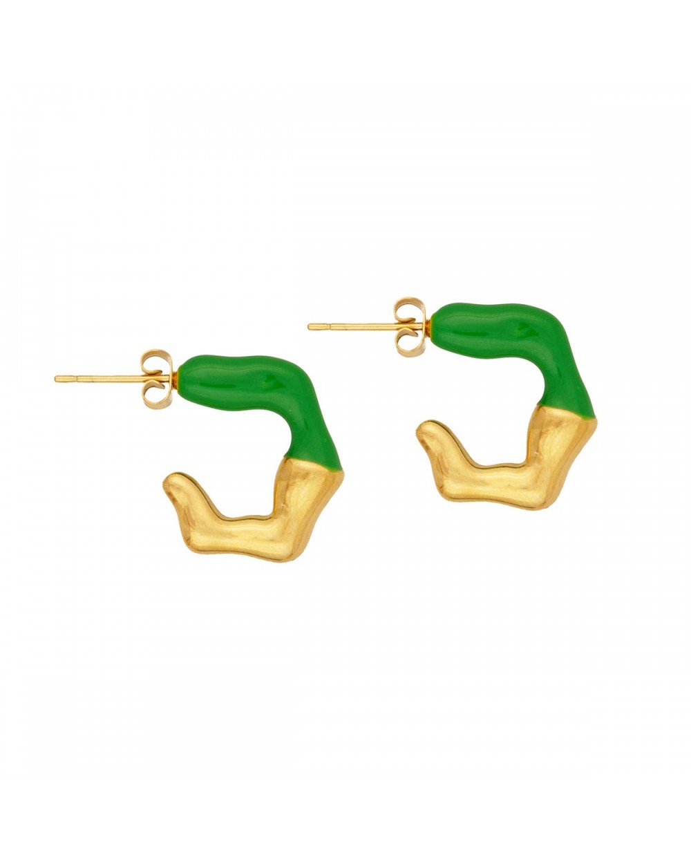Σκουλαρίκια E-1901A-GREEN