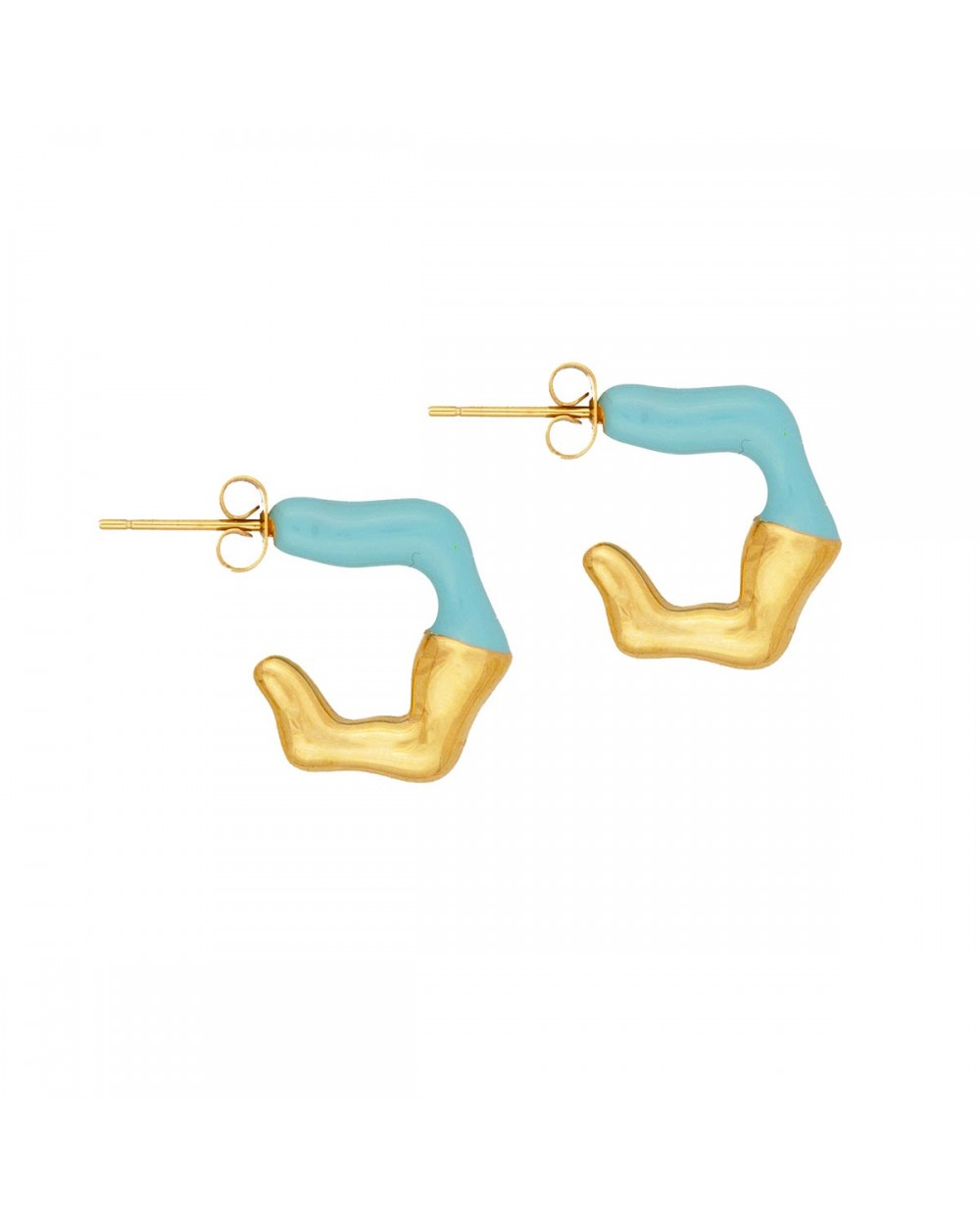 Σκουλαρίκια E-1901A-LIGHT BLUE