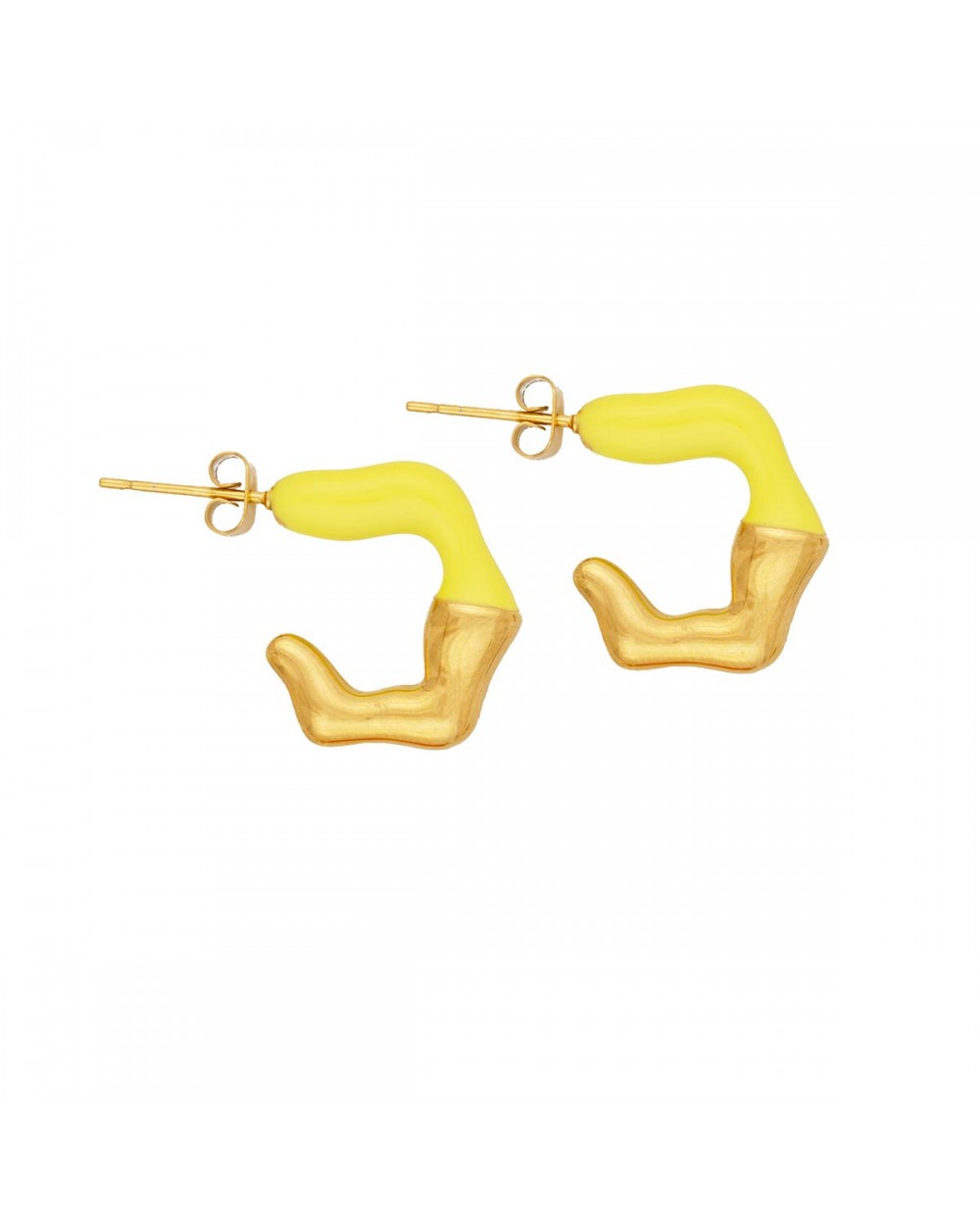Σκουλαρίκια E-1901A-YELLOW