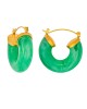 Σκουλαρίκια E-2841-GREEN