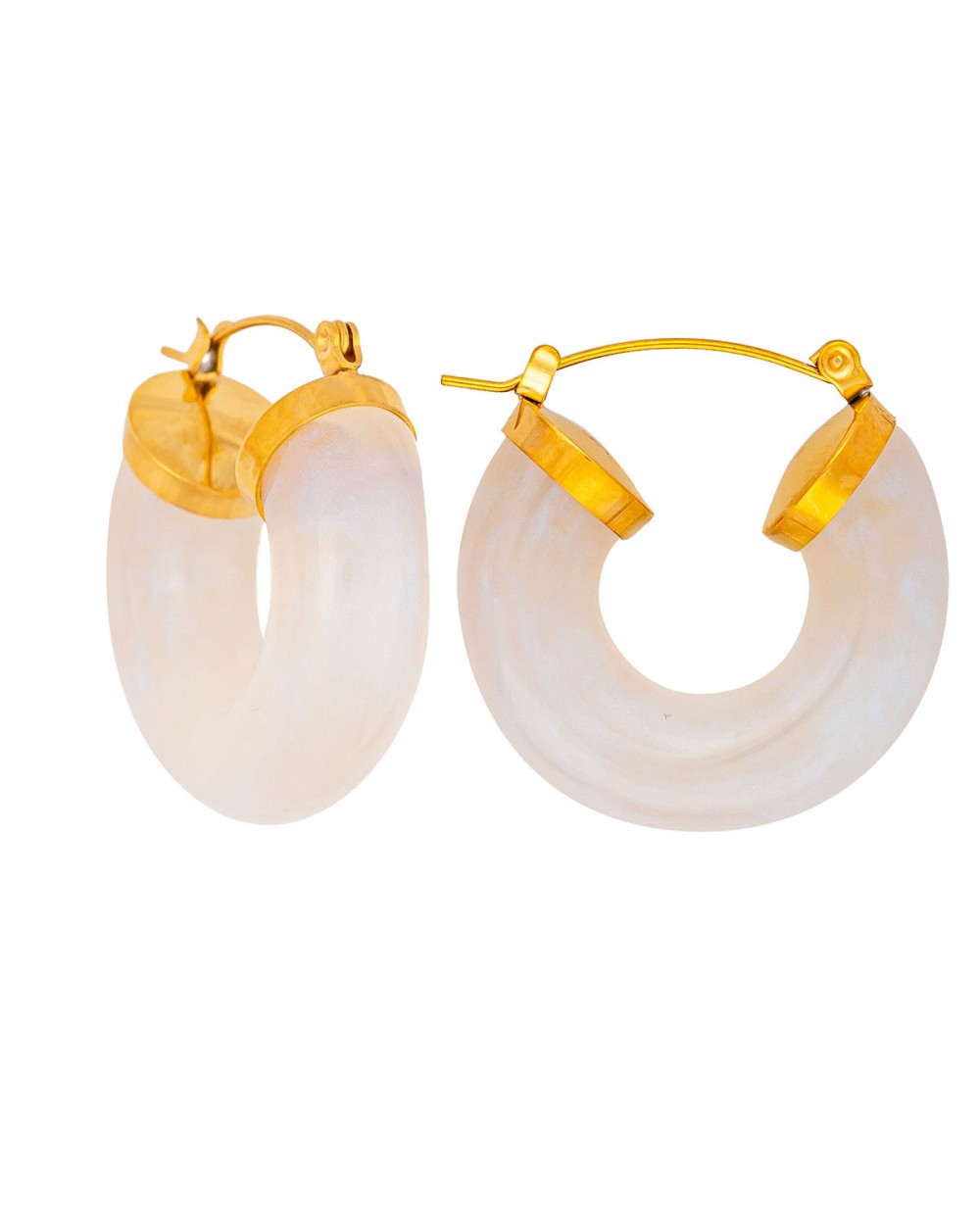 Σκουλαρίκια E-2841-MILKY