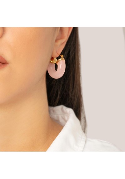 Σκουλαρίκια E-2841-PINK