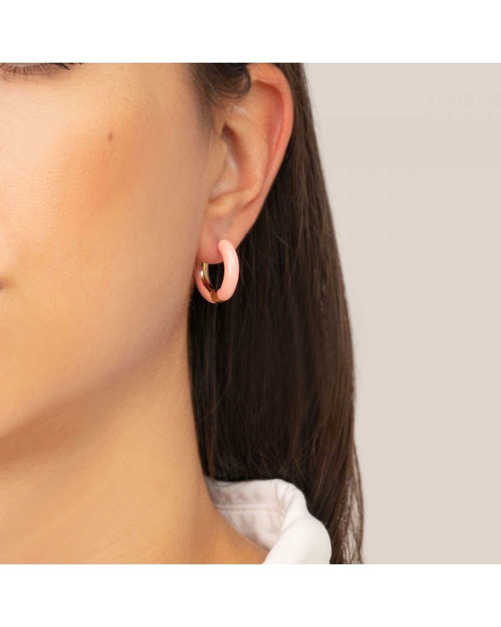 Σκουλαρίκια E-306A-PINK