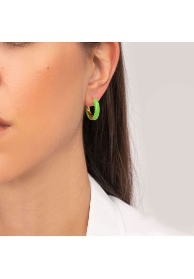 Σκουλαρίκια E-YH306A-GREEN-55