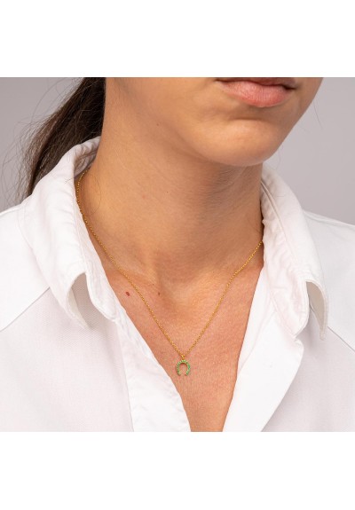 Κολιέ K-104-PRAS-G-77