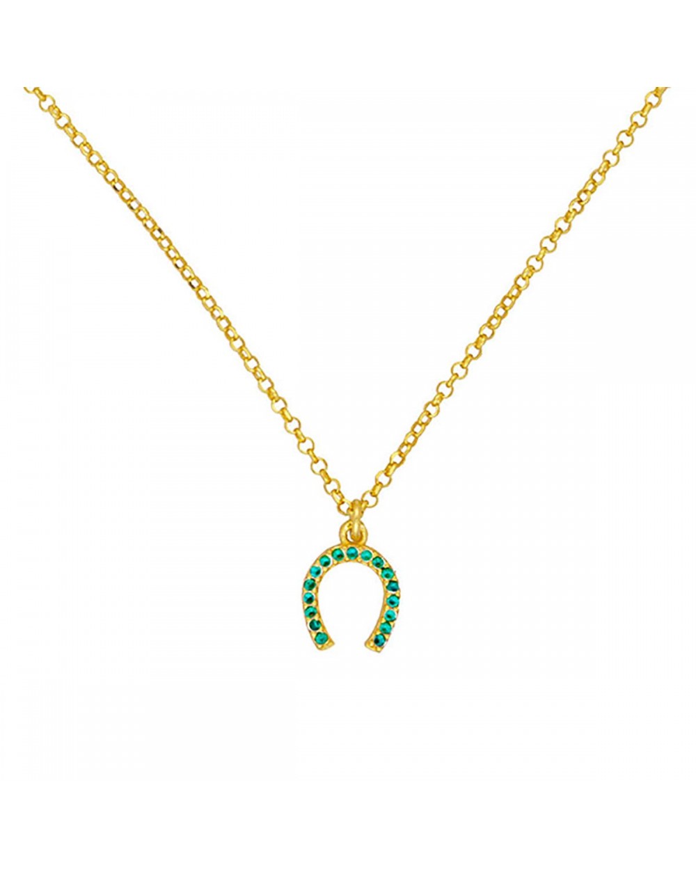 Κολιέ K-104-PRAS-G-77