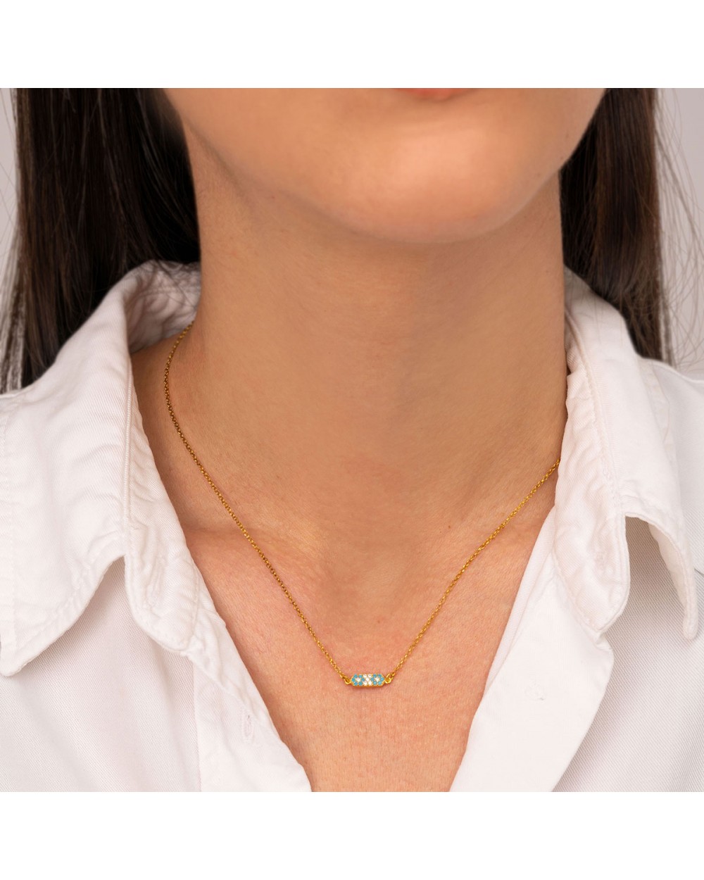 Κολιέ K-111-TYRK-G-69