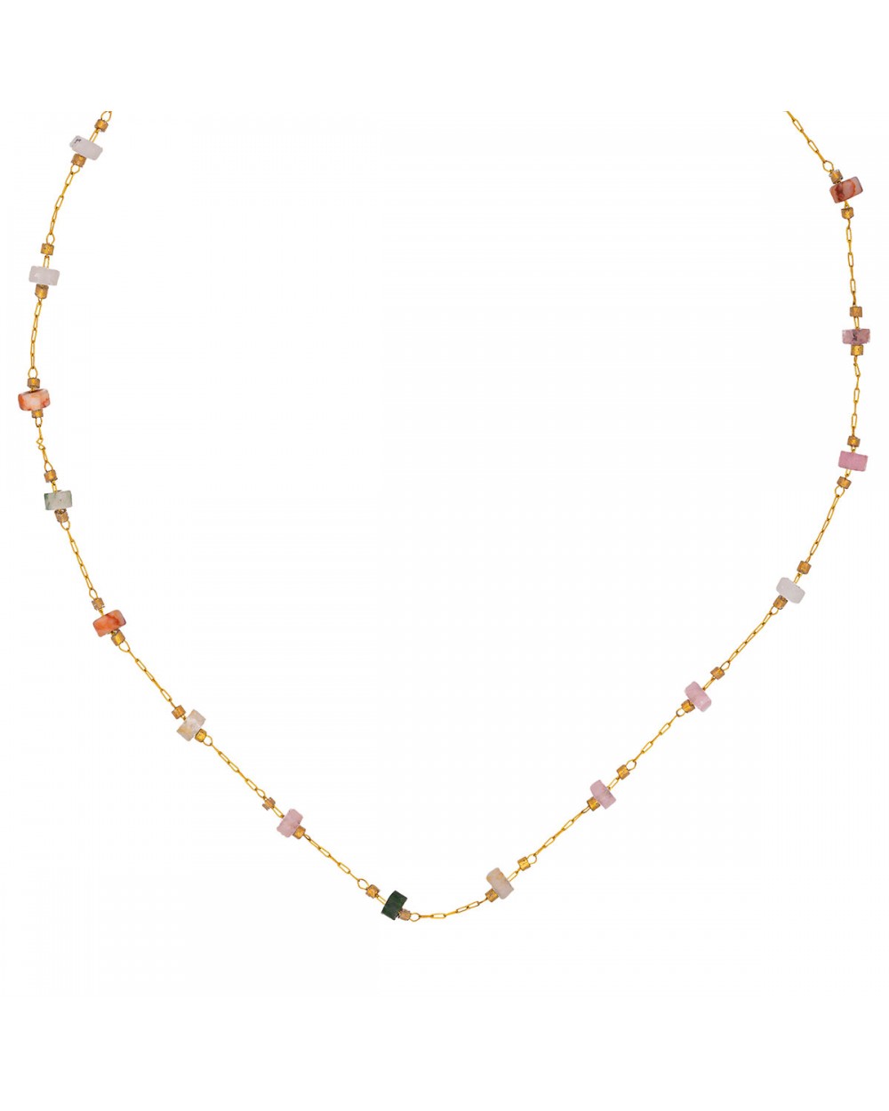 Κολιέ KE-1806-01-PASTEL