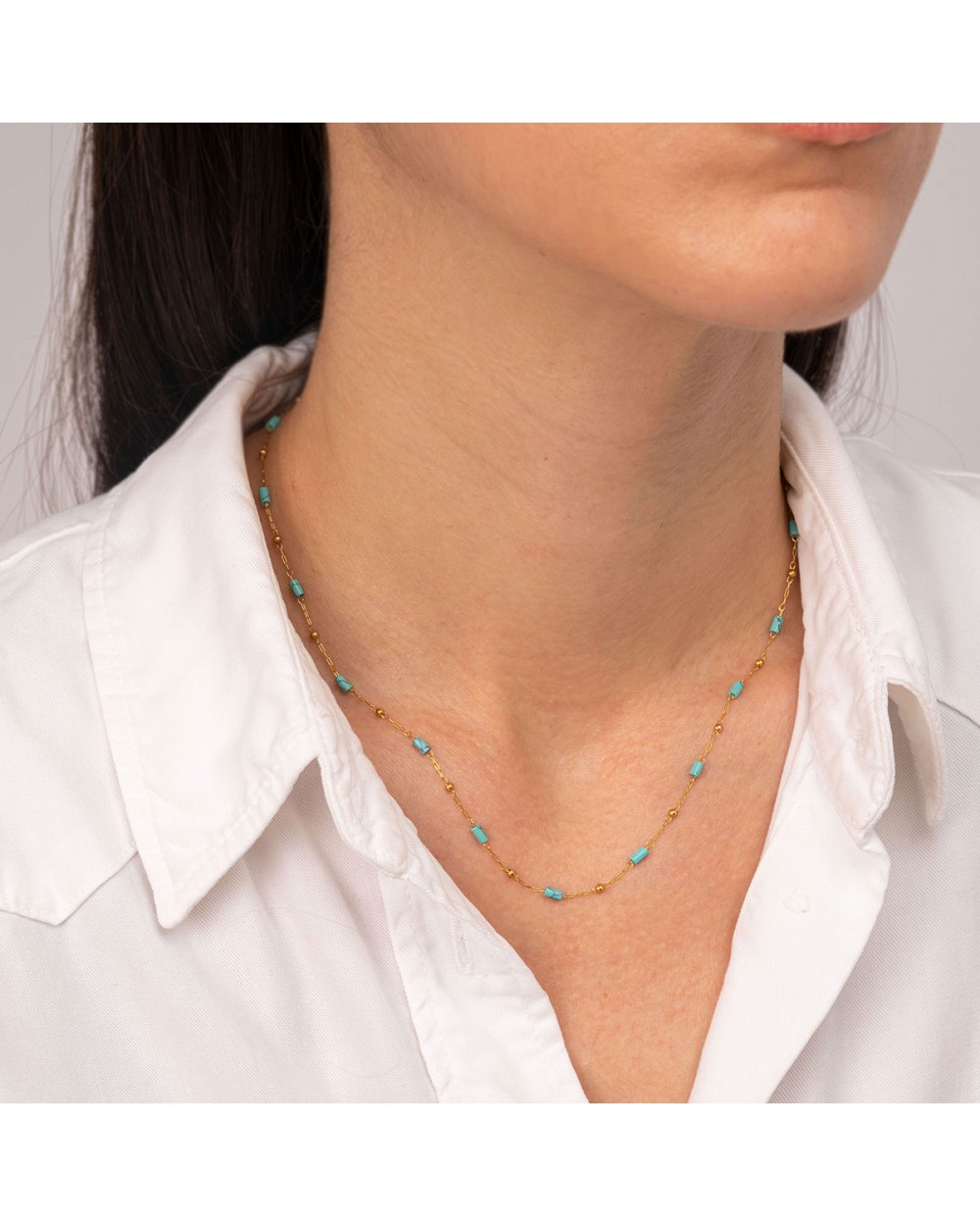 Κολιέ KE-1807-01-TYRKI