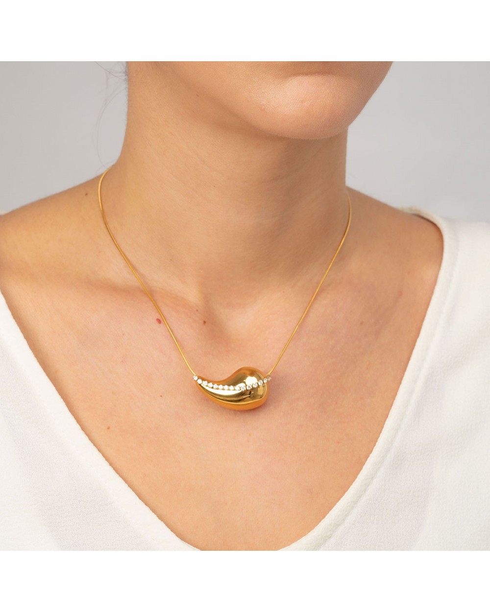 Κολιέ N-2538AG-65