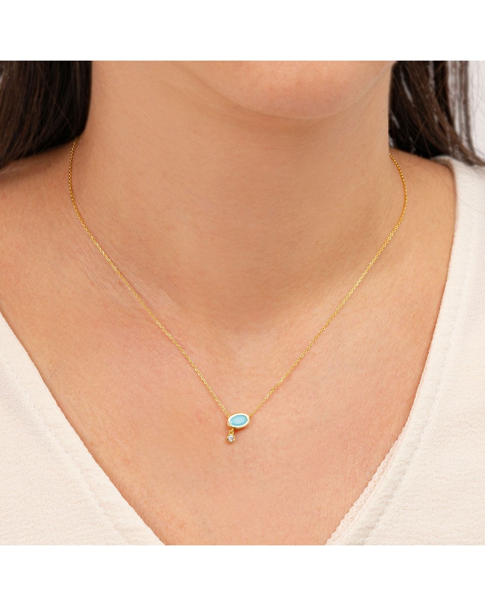 Κολιέ N-3618-3-G